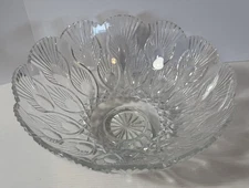 Waterford Crystal Designers Gallery 13" PEACOCK CENTERPIECE BOWL Excellent Cond
