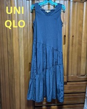 Uniqlo × JW ANDERSON Sleeveless Tiered Dress M Navy