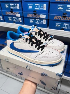 DM7866-104 Fragment Design x Travis Scott x Air Jordan 1 Retro Low Free shipping
