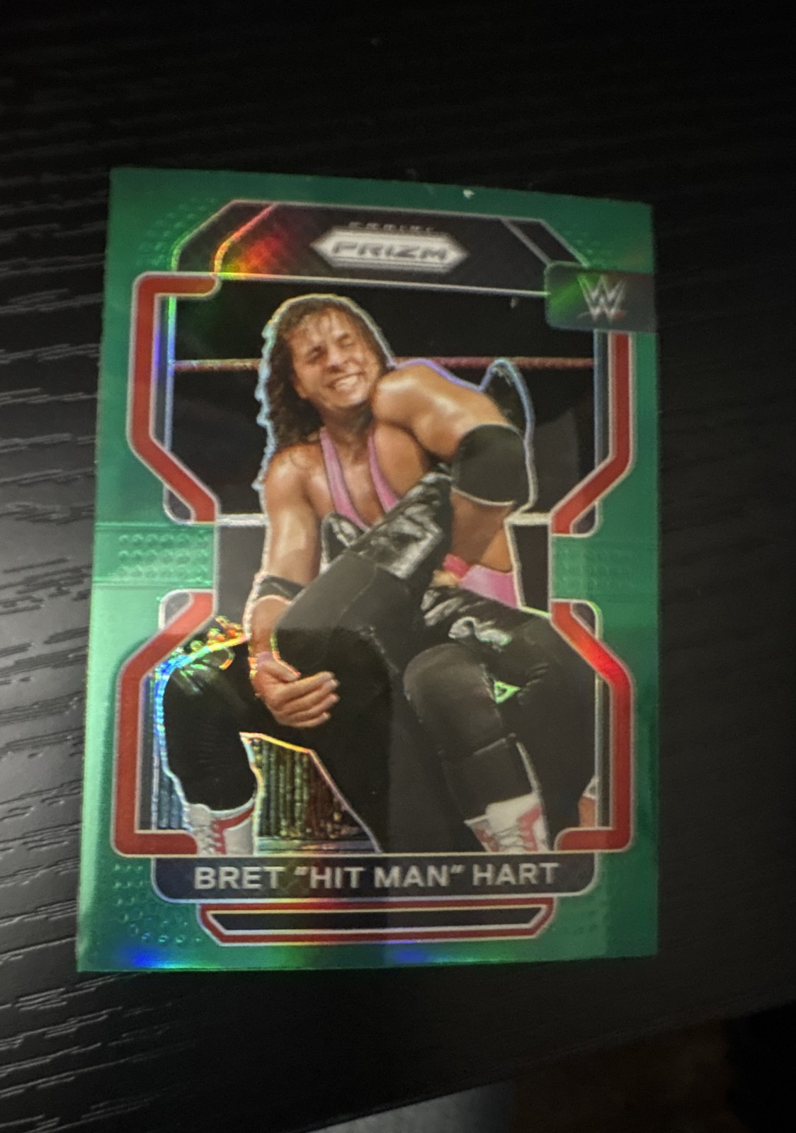 2022 Panini Prizm WWE - Bret Hart #198 Green Prizm