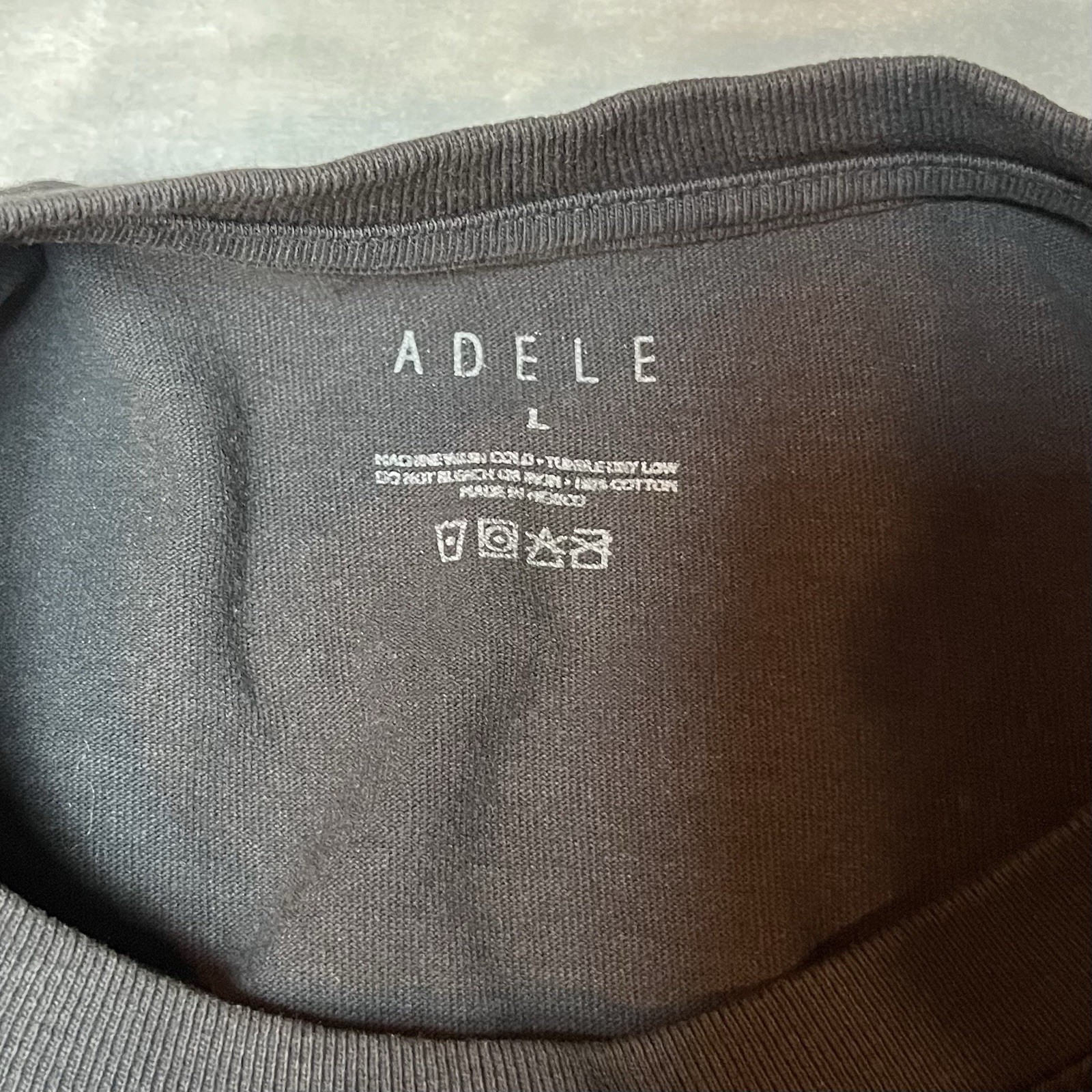Adele Weekends With Adele Graphic Black Cotton Me… - image 6