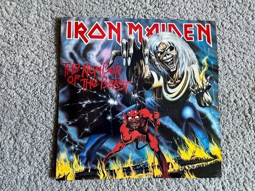 Vinyl 12" LP - Iron Maiden - The Number Of The Beast - 1st Press Promo  Nr Mint