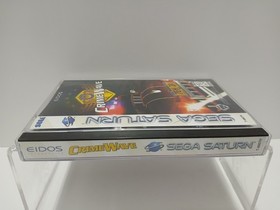 CrimeWave Sega Saturn 1996 In Case w/ Manual, Registration Card Disc PRISTINE