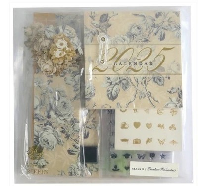 ANNA GRIFFIN CREATE 10 CREATIVE CALENDAR 17 DIES 53 STAMPS & MATERIAL 108 VALUE