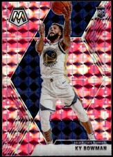 2019-20 Panini Mosaic #206 Ky Bowman Camo Pink Rookie E1