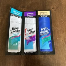 Vintage Head & Shoulders Shampoo Samples Travel Size .34 oz 90s 1994