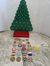 Melissa  Doug Wooden Magnetic Advent Calendar Countdown to Christmas Tree