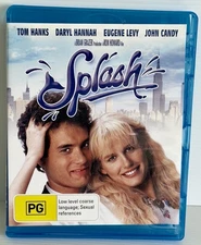 Splash Blu Ray 1984 Very Good Condition Tom Hanks Darryl Hannah John Candy RARE!