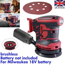 Cordless Random Orbit Sander for Milwaukee 18V Battery, 6 Variable Speeds New