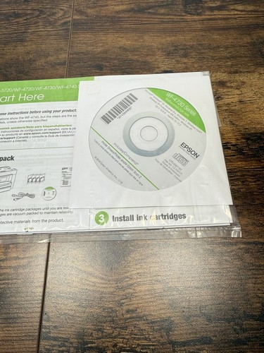 Epson WF-4730 Series Printer Disk ONLY ~USED~WorkForce Pro All-In-One Inkjet - Picture 3 of 4