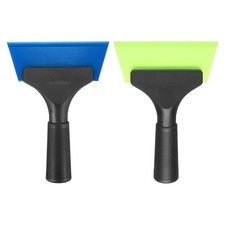 Squeegee 5 Inch Water Blade Shower Squeegee for Window Glass Door, Blue/Green