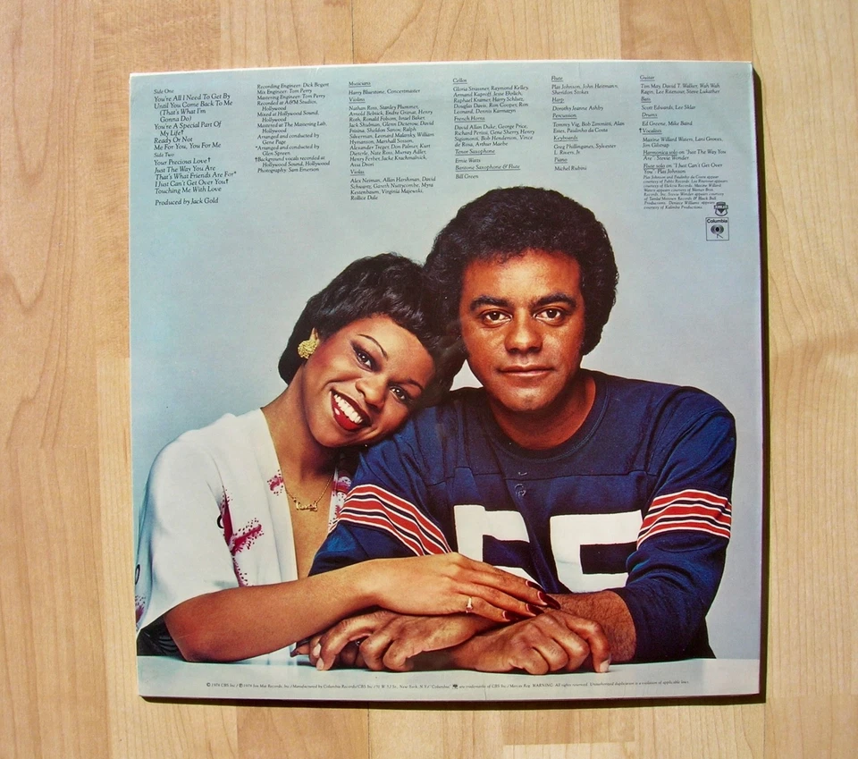 JOHNNY MATHIS & DENIECE WILLIAMS that's what friends are for Columbia 78 SEALED - Image 2 of 2