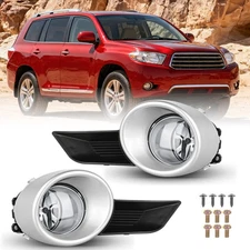 Nilight Fog Lights Assembly Compatible with 2008-2011 Toyota Highlander