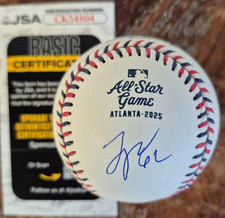LOGAN WEBB Signed 2025 All-Star ROMLB Ball Autographed Autograph Auto JSA