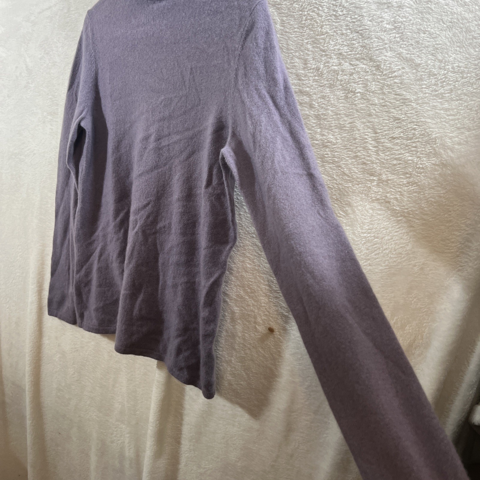 Pendleton 100% Cashmere Purple Pullover Sweater T… - image 7