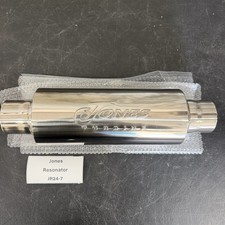 Jones Exhaust Jr24 Turbine Resonator 2.25 Inout 304 Stainless Open Box