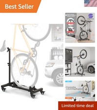 Vertical Bike Stand, Freestanding Bike Rack Garage Storage Upright Bicycle Fl...