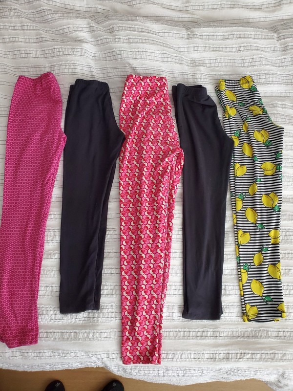 5 pc lot pants leggings Naartjie Childrens Place Dream Start sz 8-10 10-12 b2