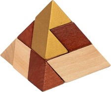 Great Pyramid of Giza Wooden Puzzle  Ancient Egypt Brain Teaser  Holiday Gift