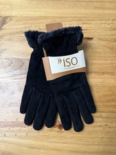 Isotoner Leather Gloves Womens Medium New