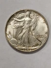 1945 Walking Liberty Half Dollar 50c UNC