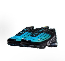 Nike Air Max Plus 3 III TN Black-White-Laser Blue Szs FQ2417-001 Band New