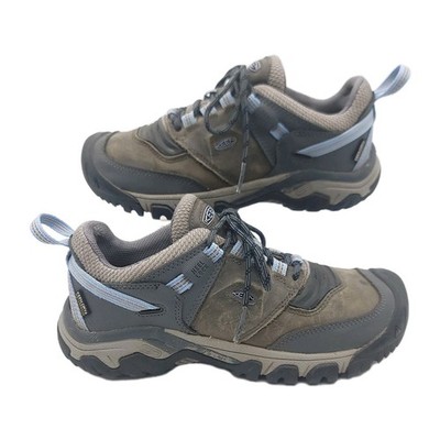 Keen Bellows Ridge Flex Hiking Trail Shoes Womens Size US 8.5 Gray Waterproof
