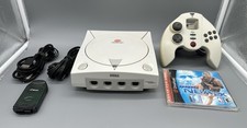 Sega Dreamcast HKT-3020 Console Wires Controller Tested & Ready To Play