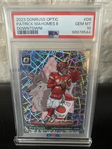2023 Panini Donruss Optic - Downtown Patrick Mahomes II #D-6 PSA 10