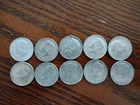 Kennedy half dollar 90% silver 1964 10 coins