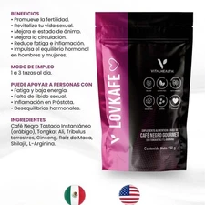 V.LoveKafe Dark Roast Coffee Increase Energy Vital Health Fast Shipping