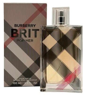 BURBERRY BRIT for HER by Burberry 3.3 oz / 100 oz EDP Perfume  * AUTHENTIC *