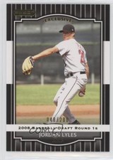 2008 Razor Signature Series Black 48/200 Jordan Lyles #42 0nr3