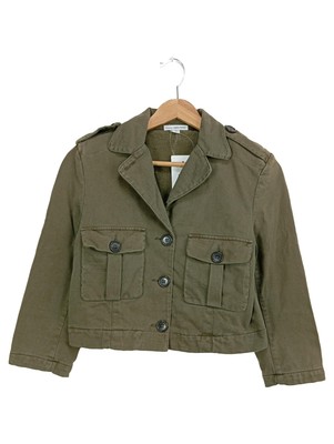 James Perse Damen Jacke 36 S Grün Klassisch Vintage