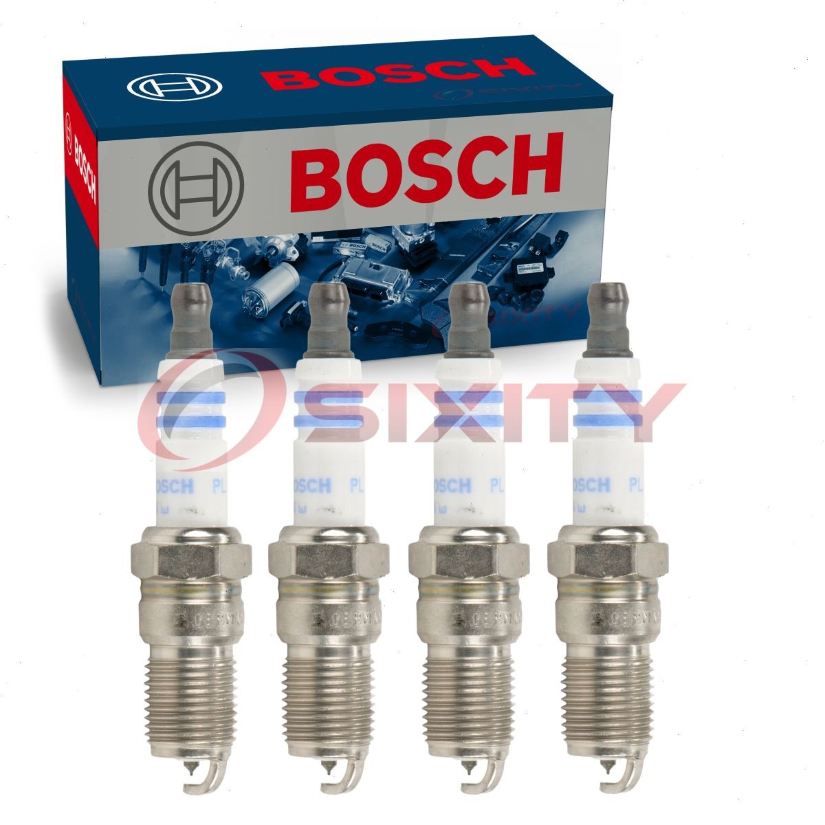 4 pc Bosch Platinum Spark Plugs for 1992-2005 Honda Civic 1.5L 1.6L 1.7L L4 nd