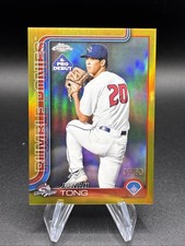 2025 Jonah Tong Topps Chrome Pro Debut Baseball Gold Refractor /50