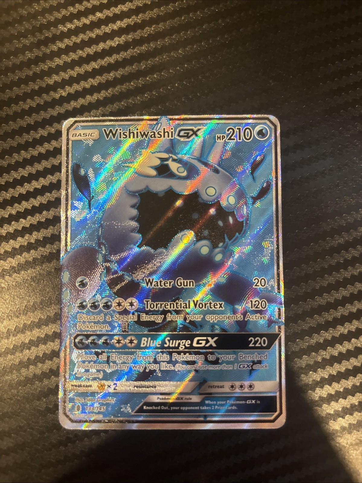 Wishiwashi GX (Full Art) 133/145 Sm-Guardians Rising Holo
