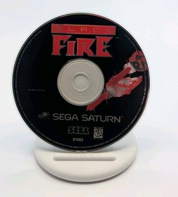 Black Fire (Sega Saturn, 1996) CIB Complete w Manual - Tested & Working