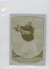 2013 Bowman Chrome Minis Printing Plate Yellow 1/1 Bryan Hudson #307 4yl