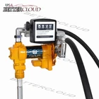 Fuel Transfer Pump 20GPM Diesel Gasoline Kerosene Car Truck Tractor + Flow Meter