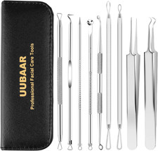 9 PCS Blackhead Remover Tools, Pimple Popper Tool Kit, Pimple Extractor