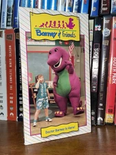 Barney & Friends Doctor Barney Is Here VHS 1992 Tape Lyons Time Life Video Rare!