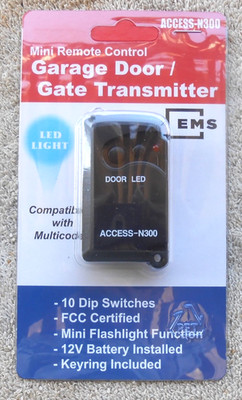 Mini 10 Digit Codes Remote  Garage Gate Opener Transmitter Access-300