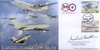 CC50e Vickers VC10 RAF Cover signiert MRAF BEETHAM