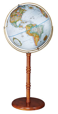 Replogle Edinburgh II World Globe 16'' Blue Ocean. Brand New!