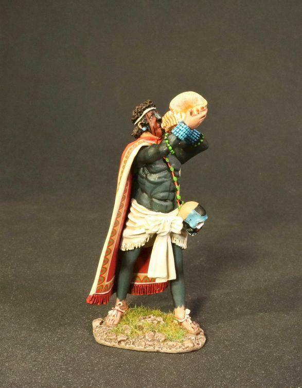 AZ-24 - Aztec Priest with Conch Shell - Aztec Empire - John Jenkins