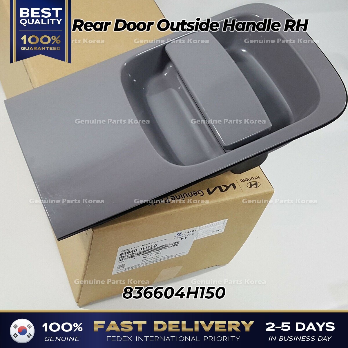 ⭐Genuine⭐ Rear Door Outside Handle RH 836604H150 for Hyundai H1
