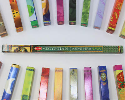 Hem Egyptian Jasmine Incense Sticks - Five 8-Stick Boxes! (40 Sticks Total)