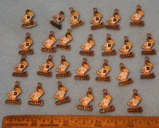 BENEDICTINE RAVENS 26 Vintage NEW OLD STOCK Enamel Charms & Pins