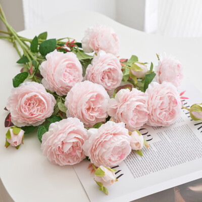 5 Teile Simulation Blumen Seide Blumengesteck Tisch Dekor Knstliche Blumen  Vase | eBay.de